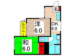 メゾン・ド・フォンテ－ヌの物件間取画像